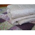 Стеганое одеяло из овечьей шерсти, особо теплое, чехол из сатина, пастельное, размер 140*205