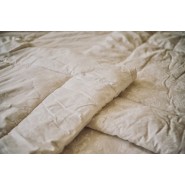 Стеганое одеяло из овечьей шерсти, особо теплое, молочное, размер 170*205